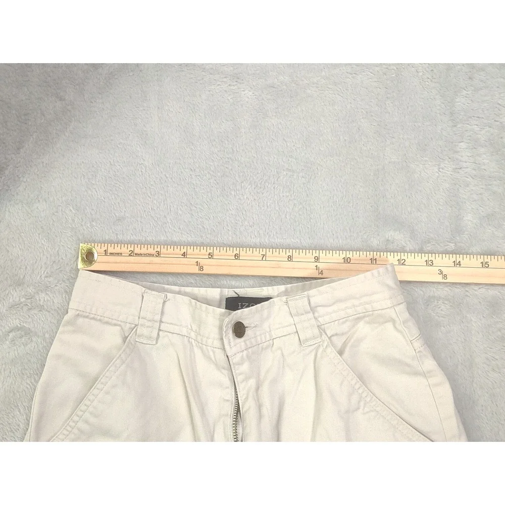 IZOD Cargo Shorts Boys Size 12 Khaki Cargo Shorts Chino